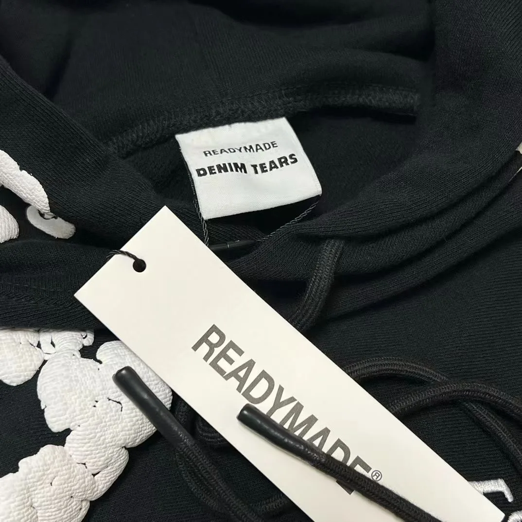 Readymade x Denim Tears Wreath Hoodie (Black) — ビュー 2