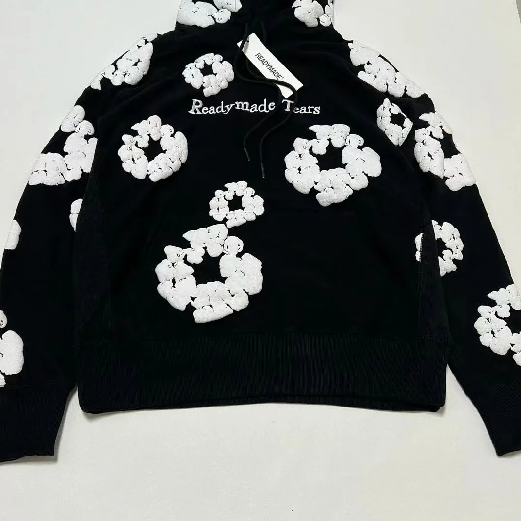 Readymade x Denim Tears Wreath Hoodie (Black) — ビュー 5