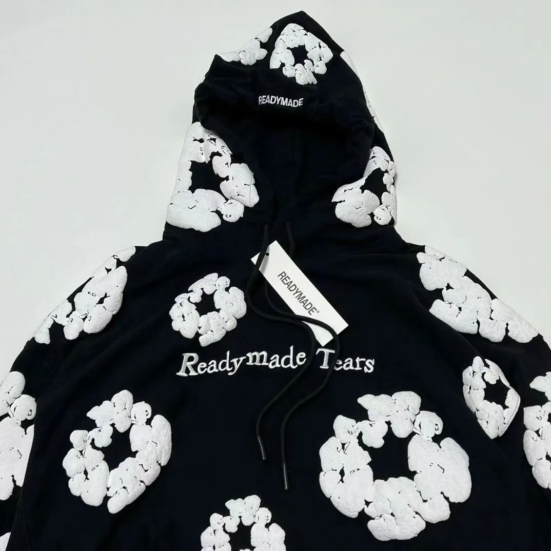 Readymade x Denim Tears Wreath Hoodie (Black) — ビュー 7