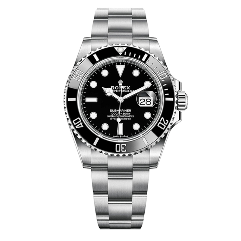 Rolex Submariner 41mm Oystersteel Black Dial Black Bezel Oyster Bracelet 126610LN