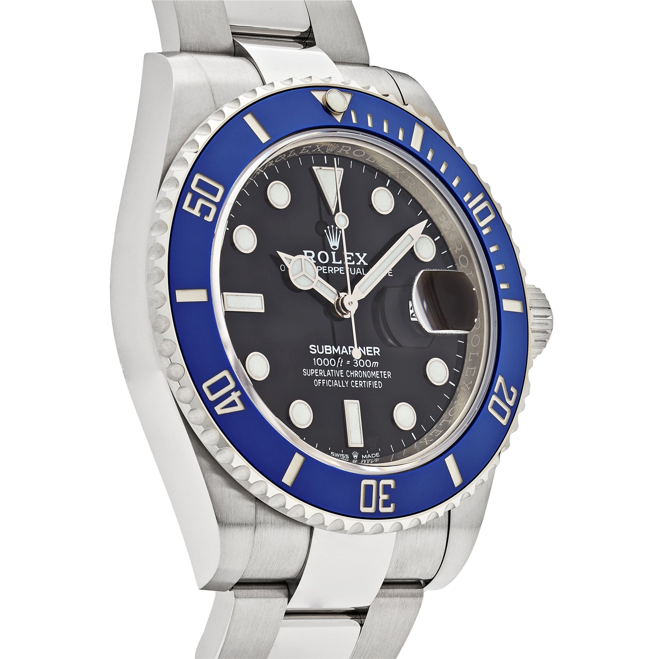 Rolex Submariner 126619LB, — Black Dial, White Gold, (Cookie Monster) — view 4