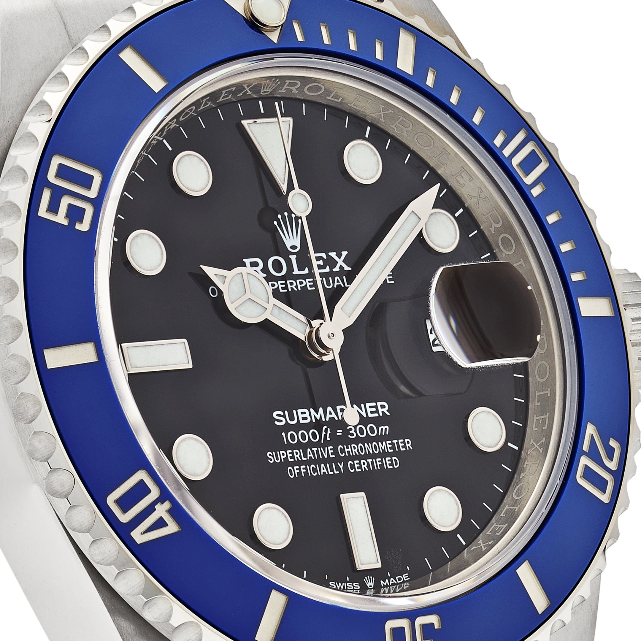 Rolex Submariner 126619LB, — Black Dial, White Gold, (Cookie Monster) — view 5