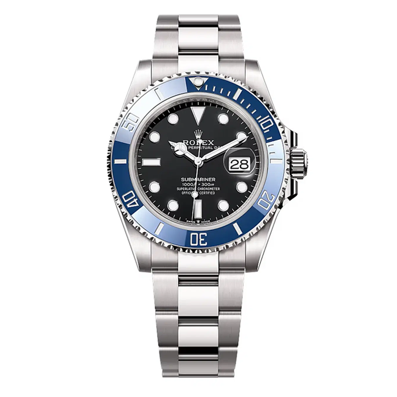 Rolex Submariner Cookie Monster 41mm White Gold Black Dial Blue Bezel Oyster Bracelet 126619LB