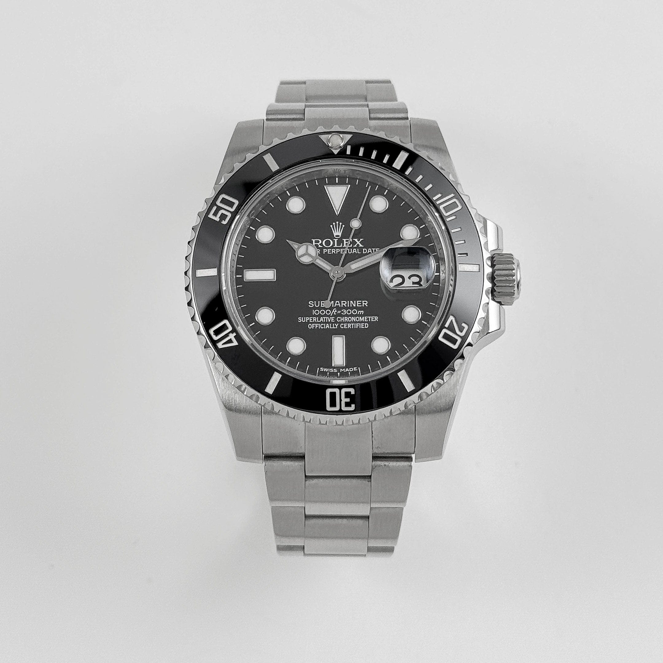 Rolex Submariner 116610LN, — Black Dial, Oysterflex — view 3