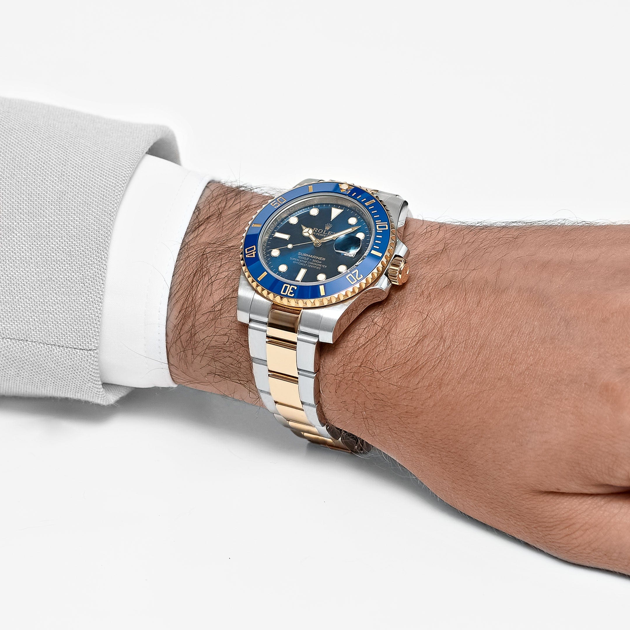 Rolex Submariner 126613LB, — Blue Dial, Oystersteel and Yellow Gold, (Bluesy) — view 2