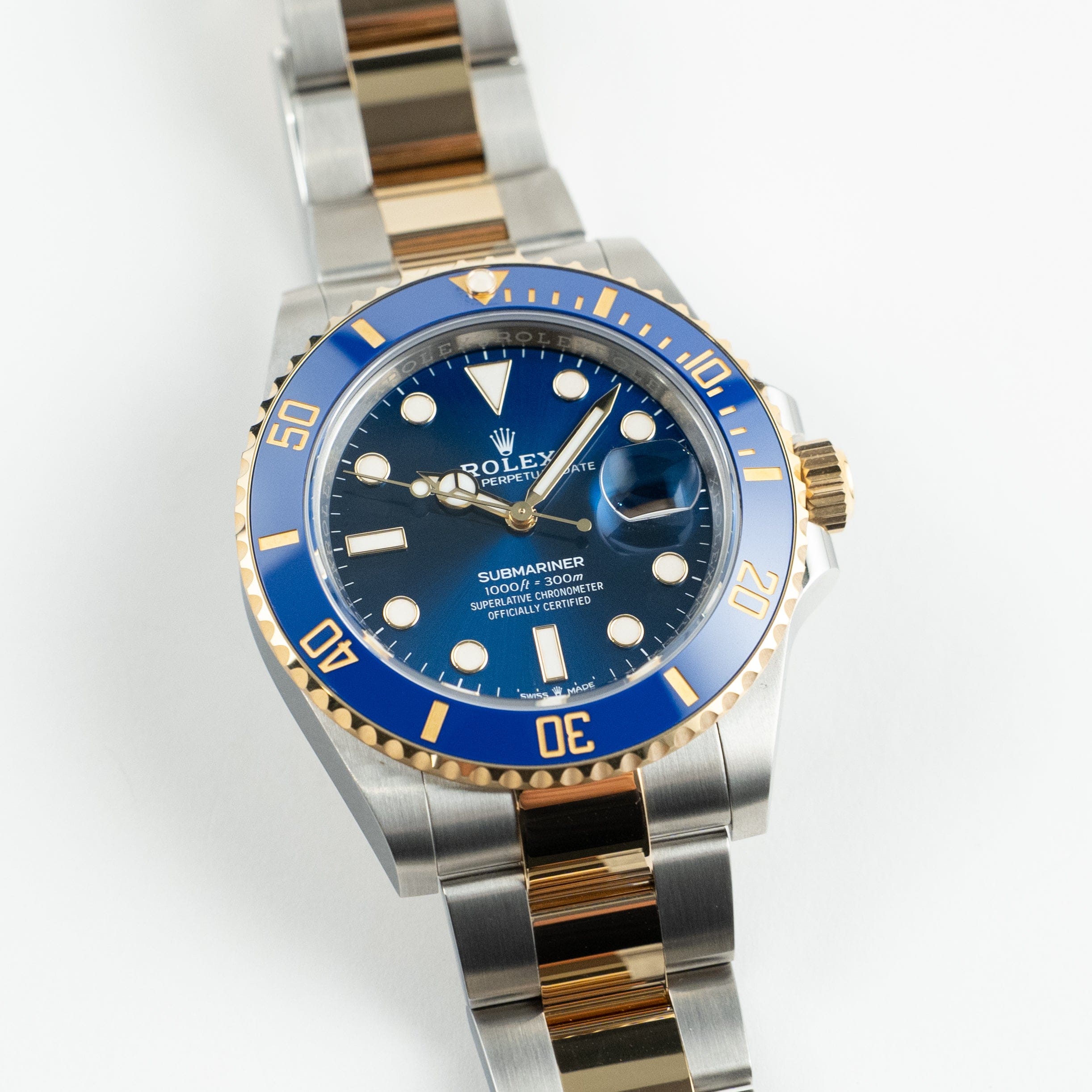 Rolex Submariner 126613LB, — Blue Dial, Oystersteel and Yellow Gold, (Bluesy) — view 5