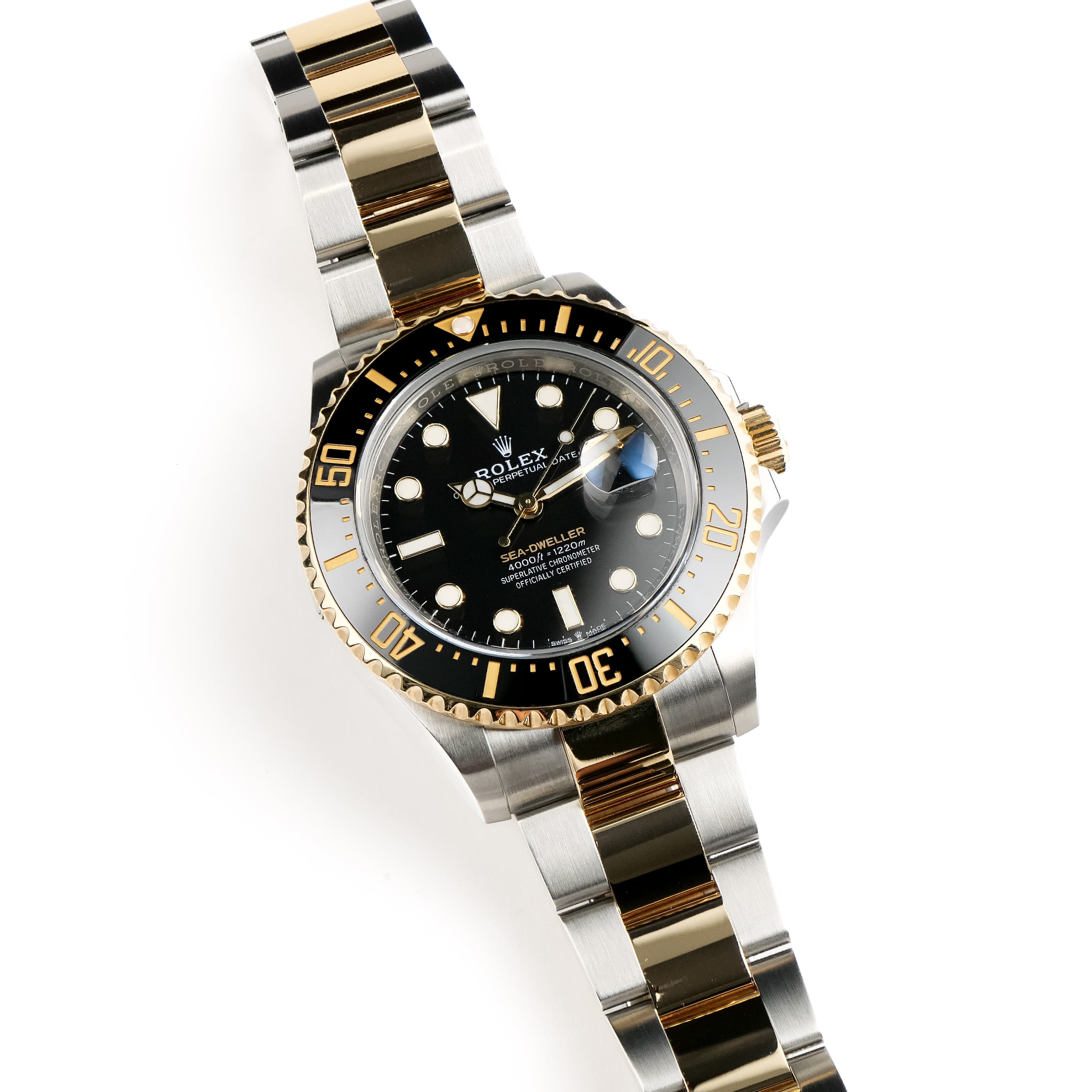 Rolex Sea-Dweller 126603, — Black Dial, Oystersteel and Yellow Gold — view 5