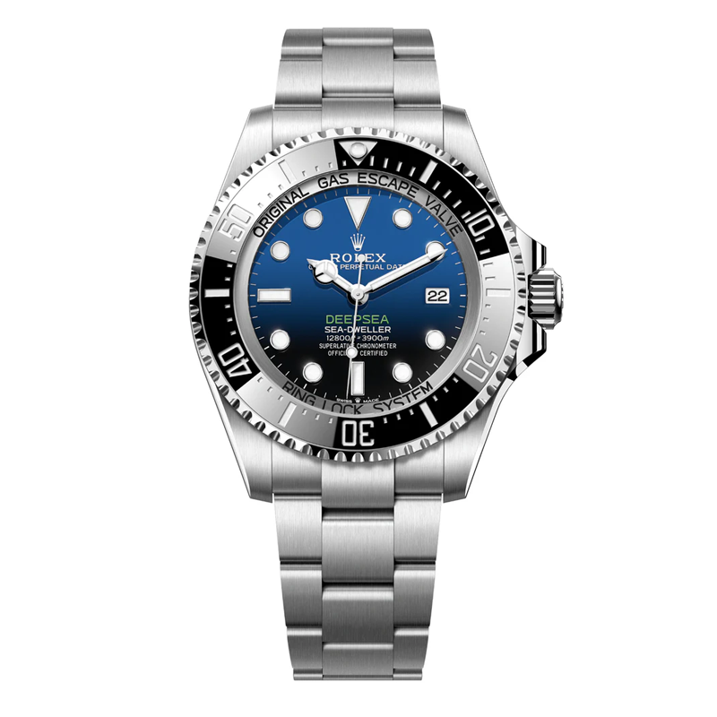 Rolex Deepsea 44mm Oystersteel D-Blue Dial Black Bezel Oyster Bracelet 136660