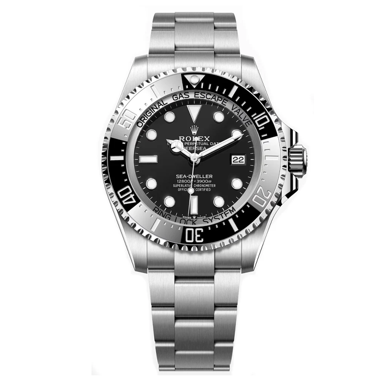 Rolex Deepsea 44mm Oystersteel Black Dial Black Bezel Oyster Bracelet 126660
