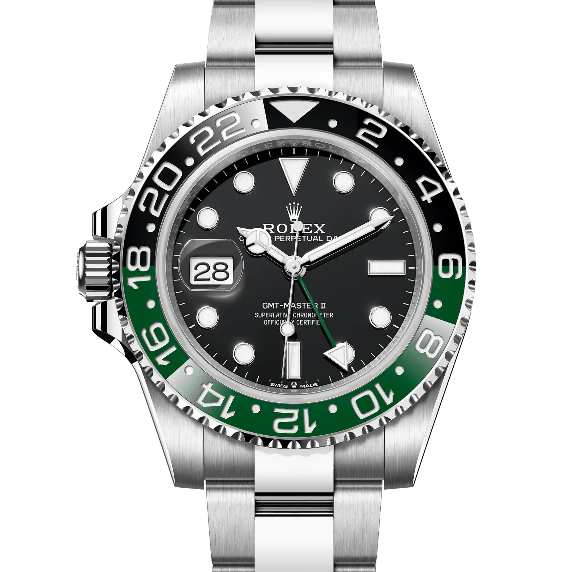 Rolex GMT-Master II 126720VTNR, — Black Dial, Jubilee, (Sprite)