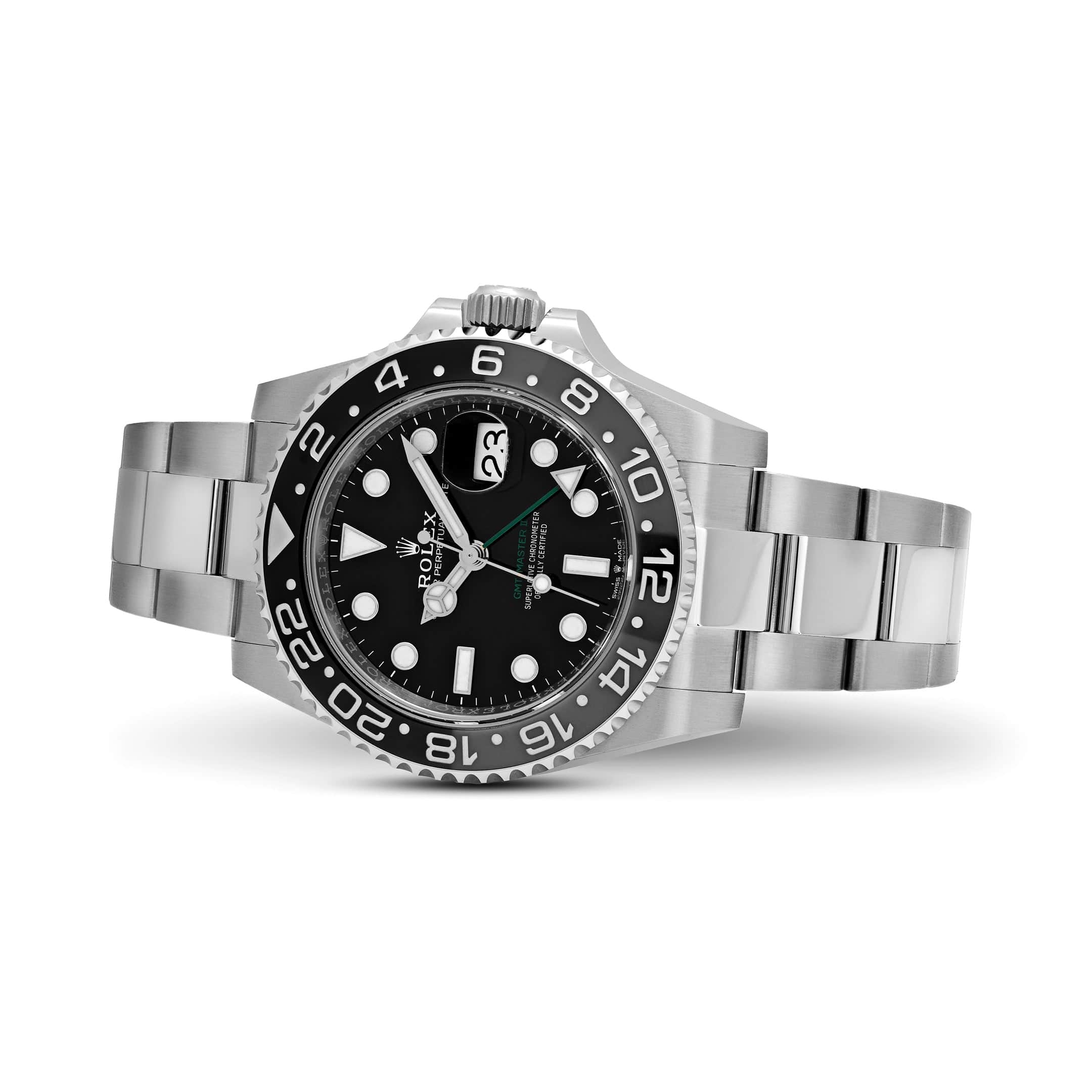 Rolex GMT-Master II 126710GRNR, — Black Dial, (Bruce Wayne) — view 4