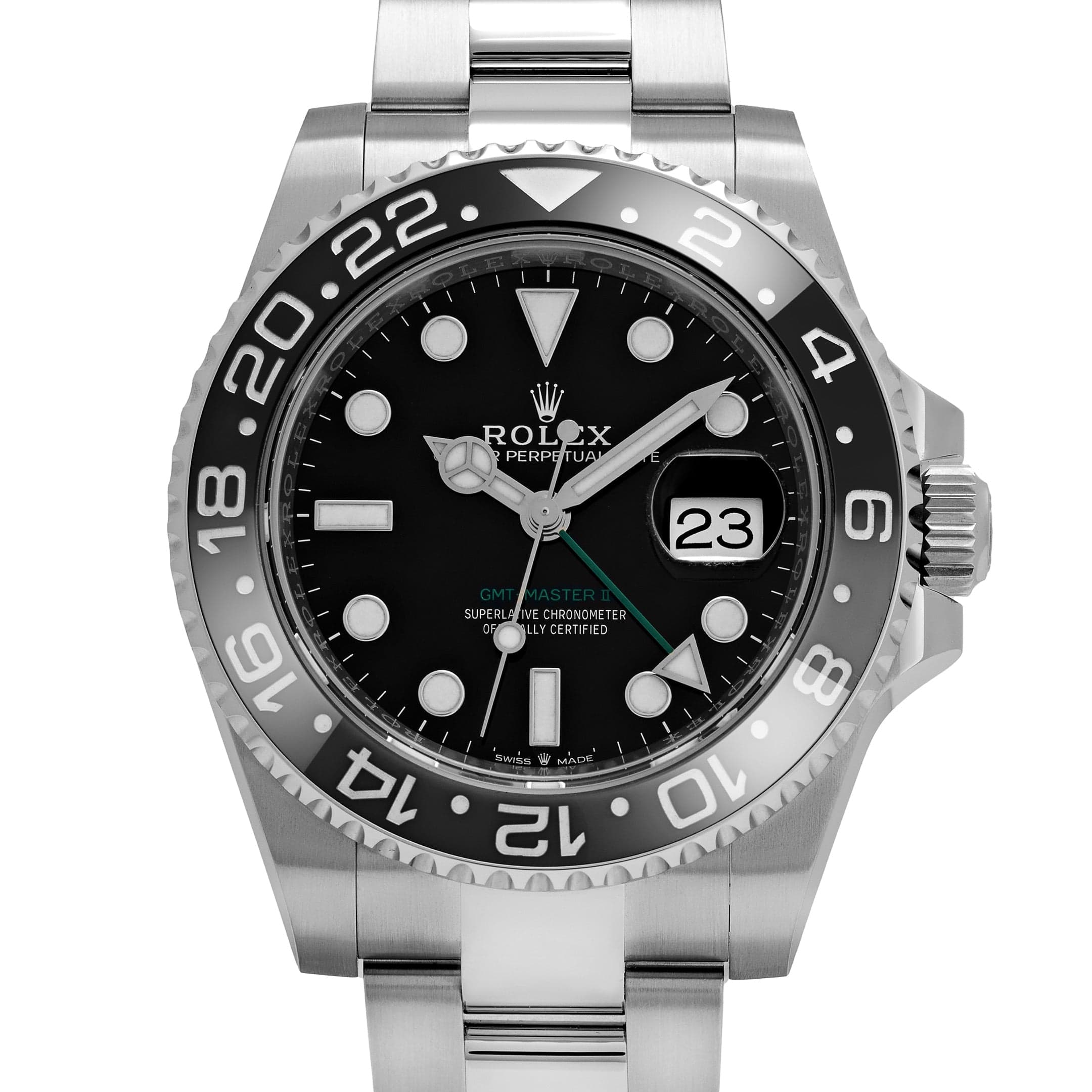 Rolex GMT-Master II 126710GRNR, — Black Dial, (Bruce Wayne) — view 5