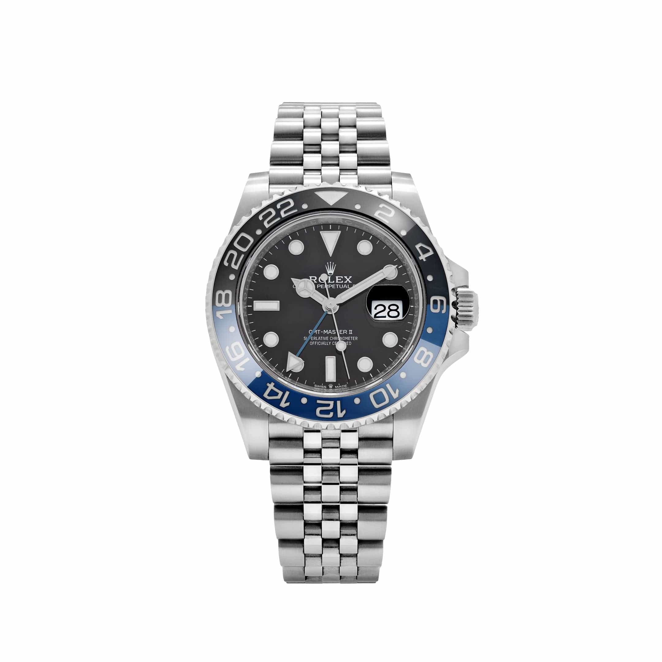 Rolex GMT-Master II 126710BLNR, — Black Dial, Jubilee, (Batgirl)