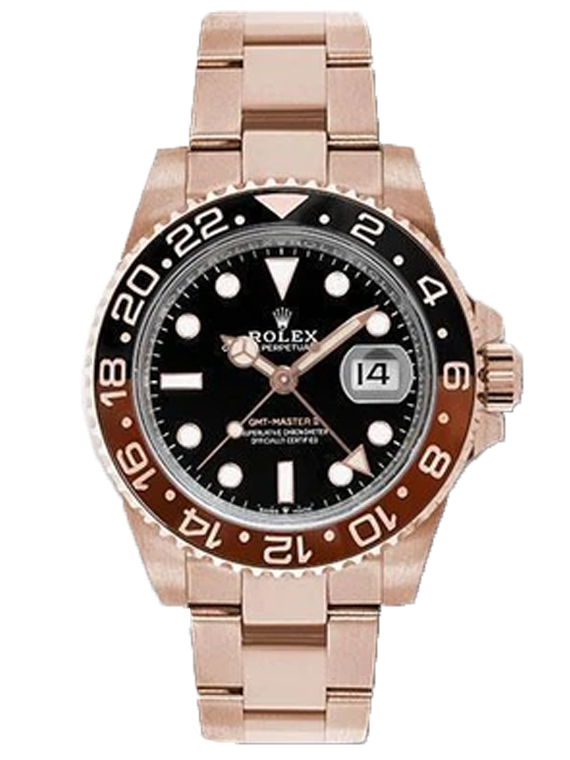 Rolex GMT-Master II 126711CHNR, — Black Dial, Oystersteel and Everose Gold, (Root Beer)