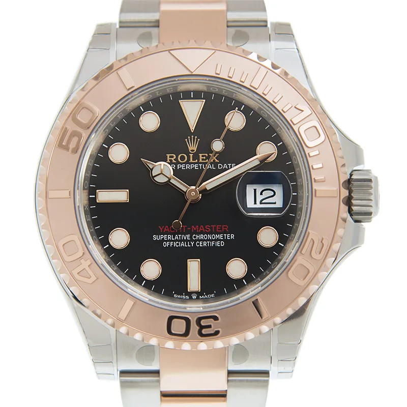 Rolex Yacht-Master 40mm Two-Tone Everose Gold & Oystersteel Chocolate Brown Rose Gold Dial Rose Gold Bezel Oyster Bracelet 126621 — view 2