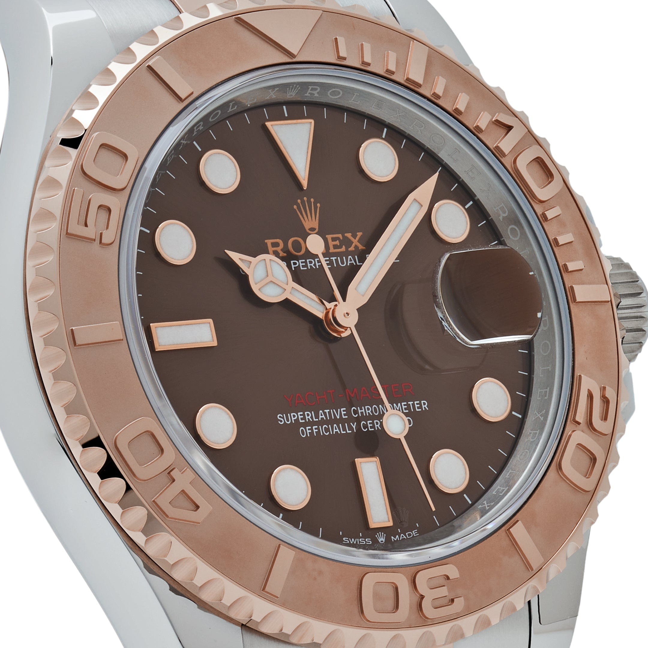 Rolex Yacht-Master 126621, — Black Dial, Oystersteel and Everose Gold — view 4
