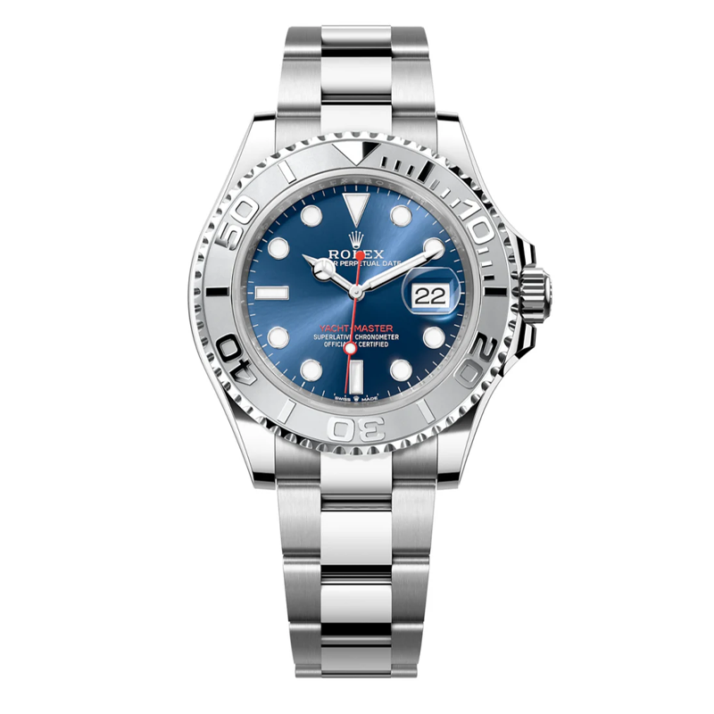 Rolex Yacht-Master 40mm Platinum & Oystersteel Blue Dial Platinum Bezel Oyster Bracelet 126622