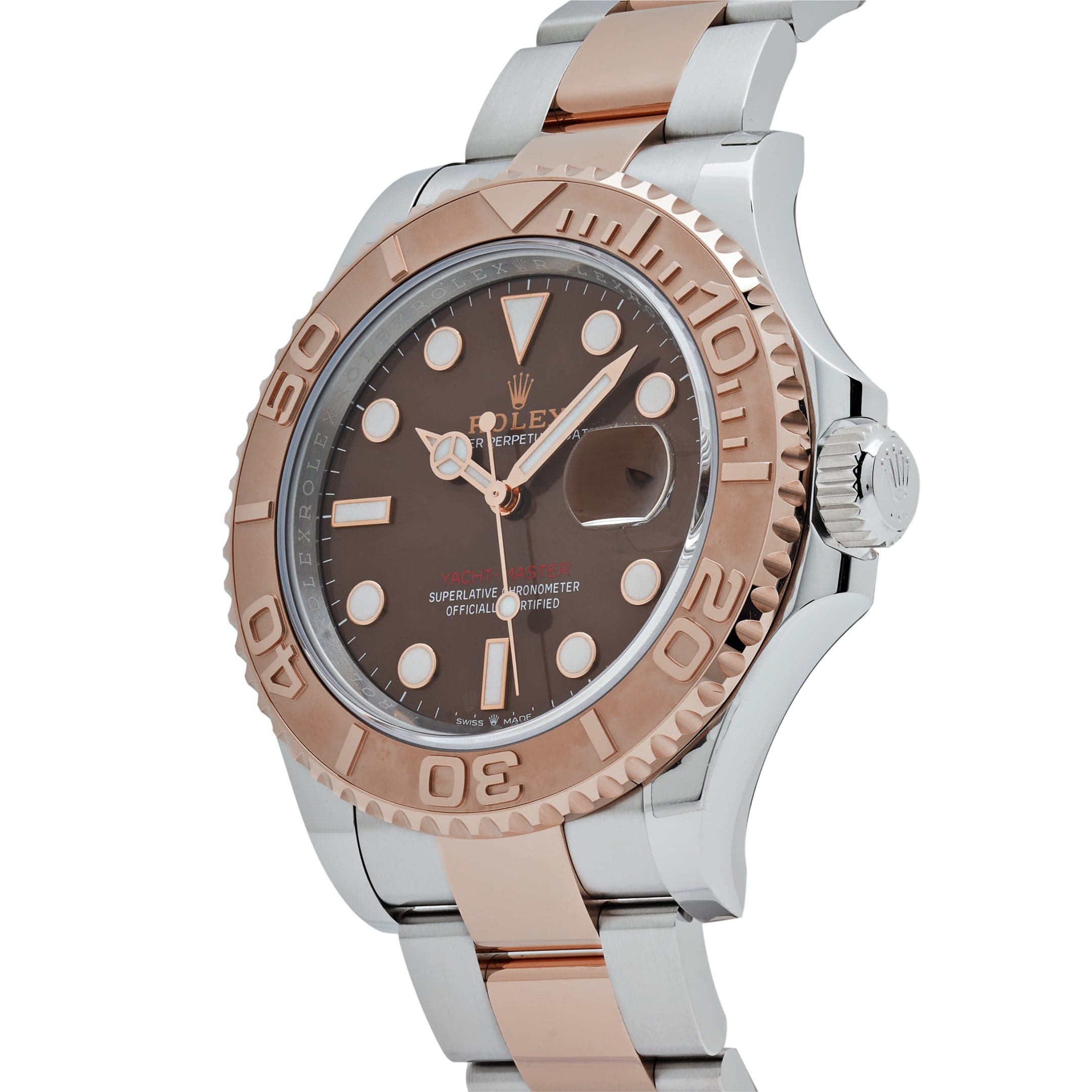 Rolex Yacht-Master 126622, — Slate Grey Dial, Oystersteel and Platinum — view 3