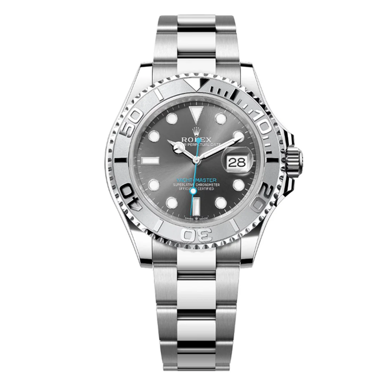 Rolex Yacht-Master 40mm Platinum & Oystersteel Slate Grey Dial Platinum Bezel Oyster Bracelet 126622