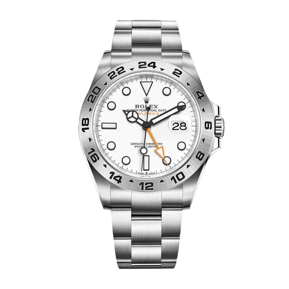 Rolex Explorer II 226570, — White Dial