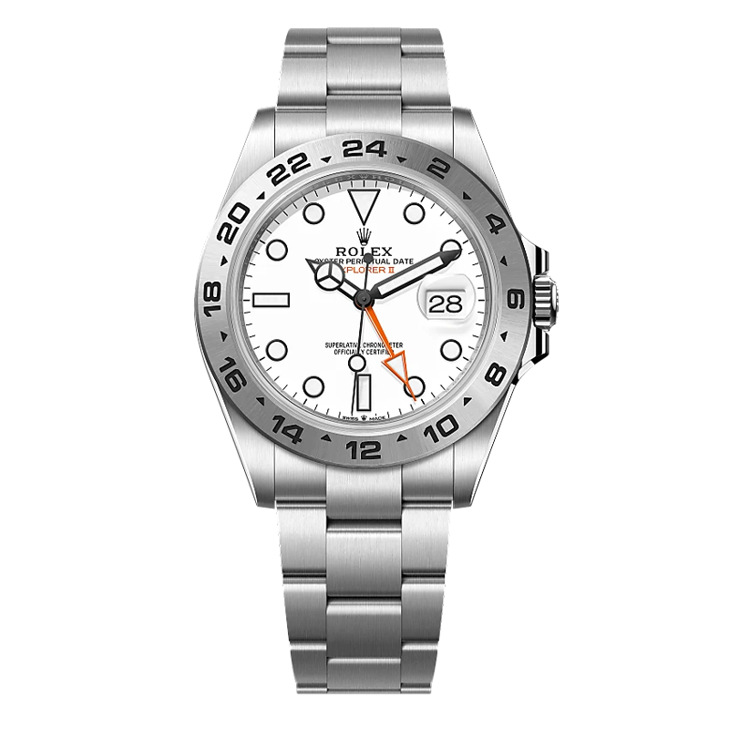 Rolex Explorer II 42mm Oystersteel White Dial Oyster Bracelet 226570