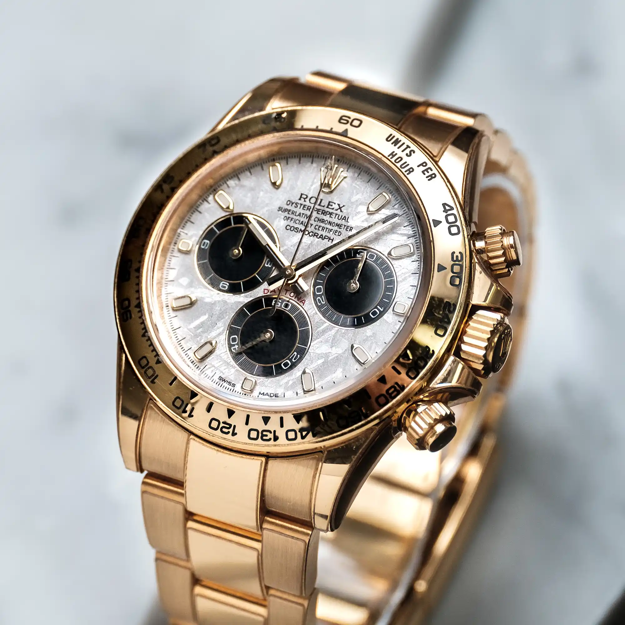 Rolex Daytona 116509, — Meteorite Dial, White Gold — view 2
