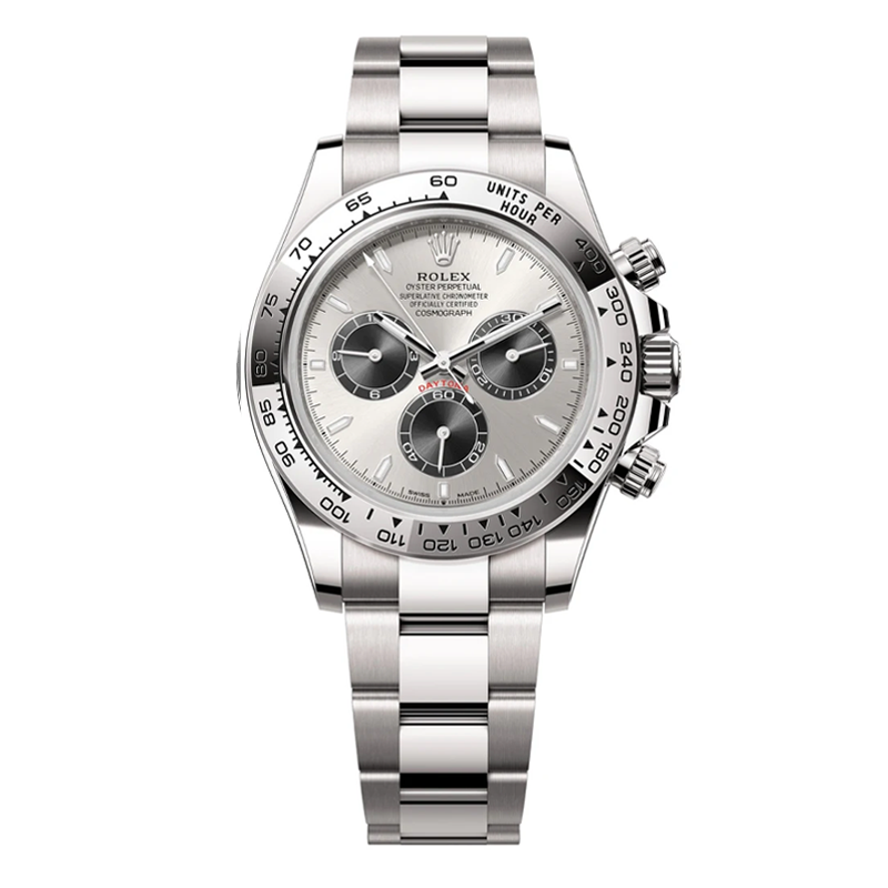 Rolex Daytona Ghost 40mm White Gold Steel and Black Dial Oyster Bracelet 126509