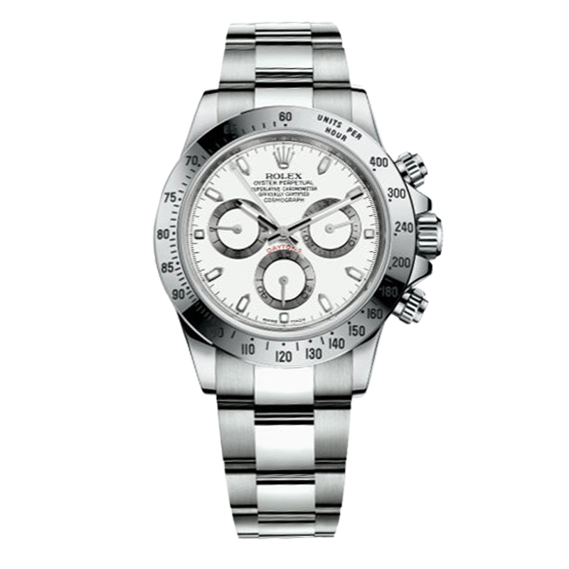 Rolex Daytona 40mm Oystersteel White Dial Oyster Bracelet 116520