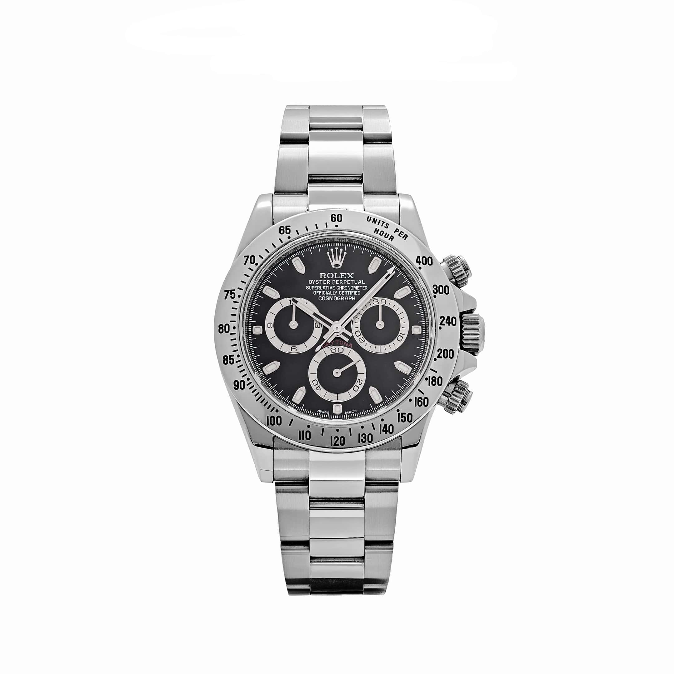 Rolex Daytona 116520, — Black Dial
