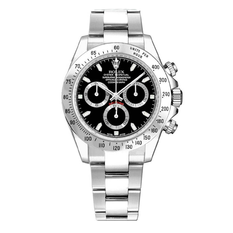 Rolex Daytona 40mm Oystersteel Black Dial Oyster Bracelet 116520