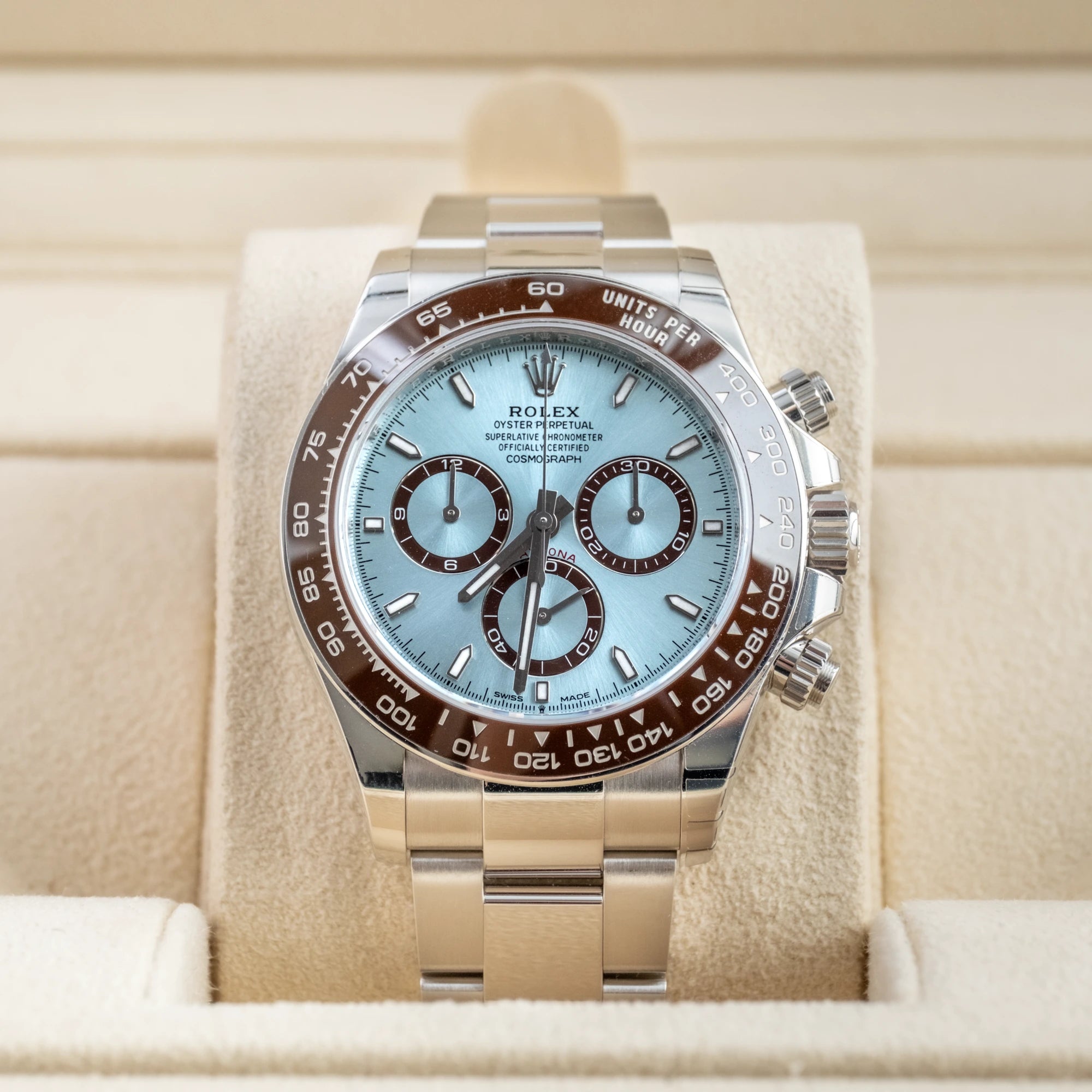 Rolex Daytona 126509, — Blue Dial, White Gold — view 2