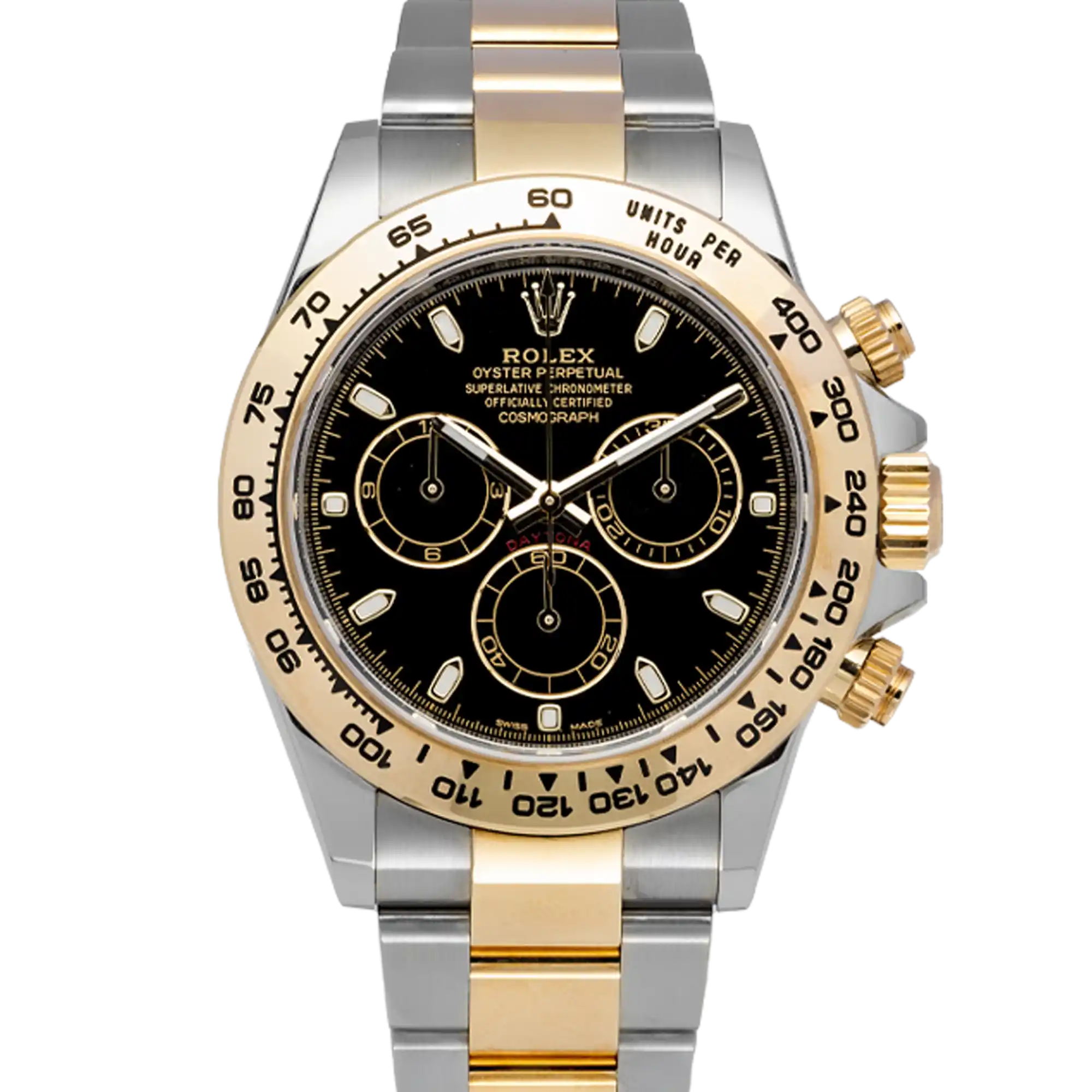 Rolex Daytona 116509, — Black Dial, White Gold