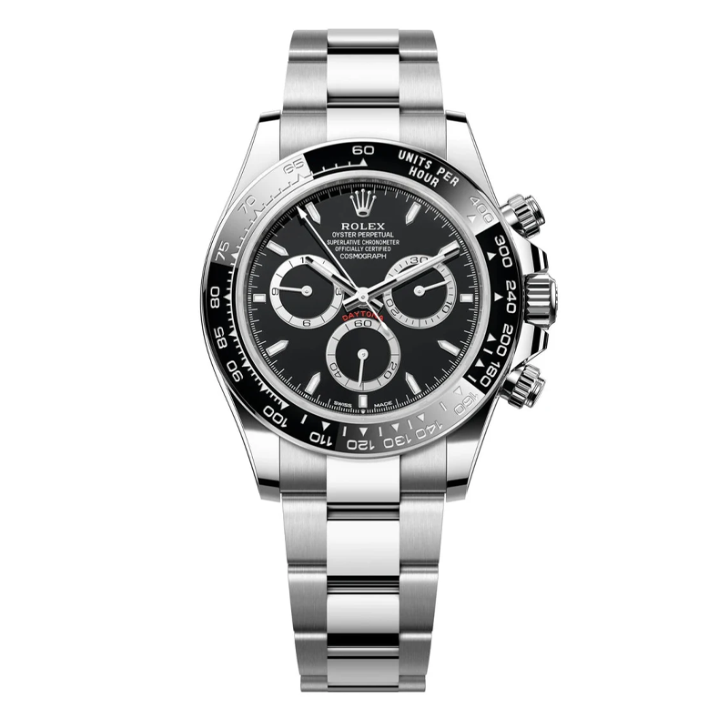 Rolex Daytona Black Panda 40mm Oystersteel Black Dial Black Bezel Oyster Bracelet 126500LN