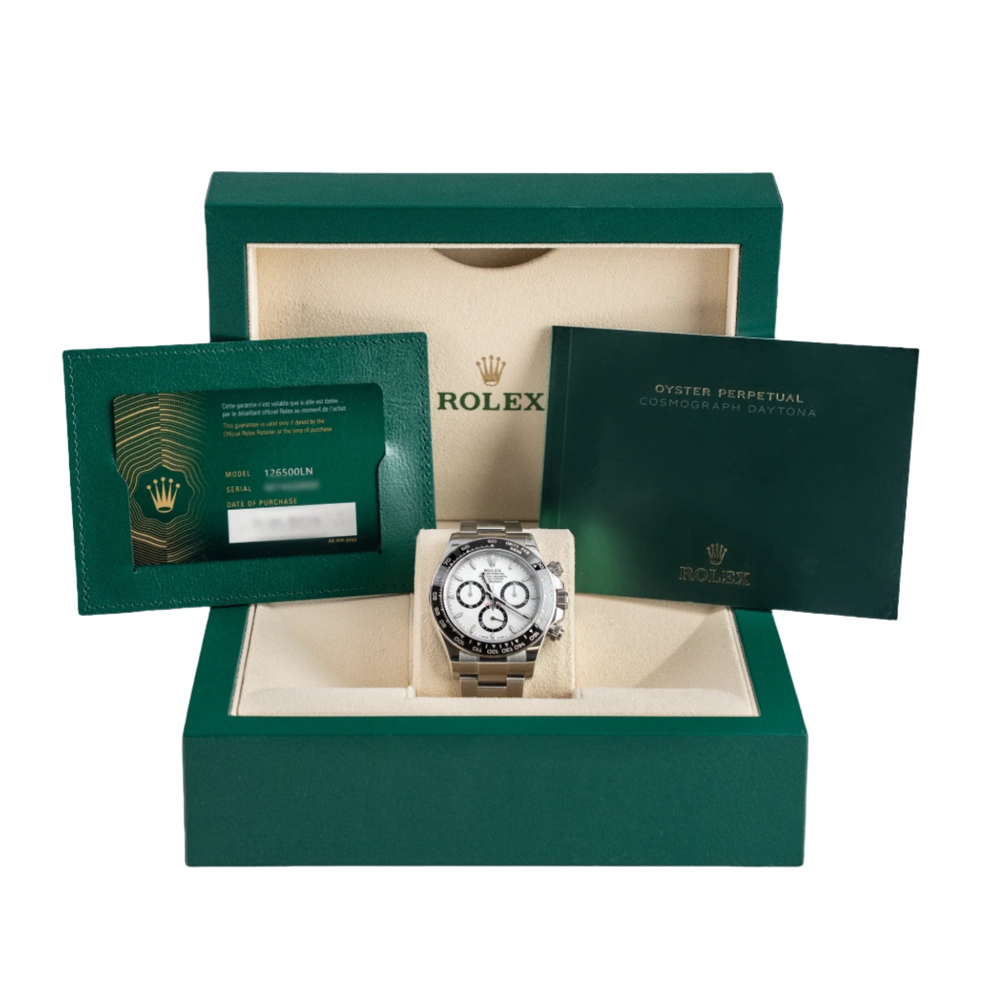 Rolex Daytona 126506LN, — Ice Blue Dial, Platinum — view 2