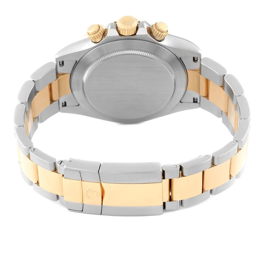 Rolex Daytona 40mm Two-Tone Yellow Gold & Oystersteel Black Mother of Pearl Diamond Dial Yellow Gold Bezel Oyster Bracelet 126503 — view 3