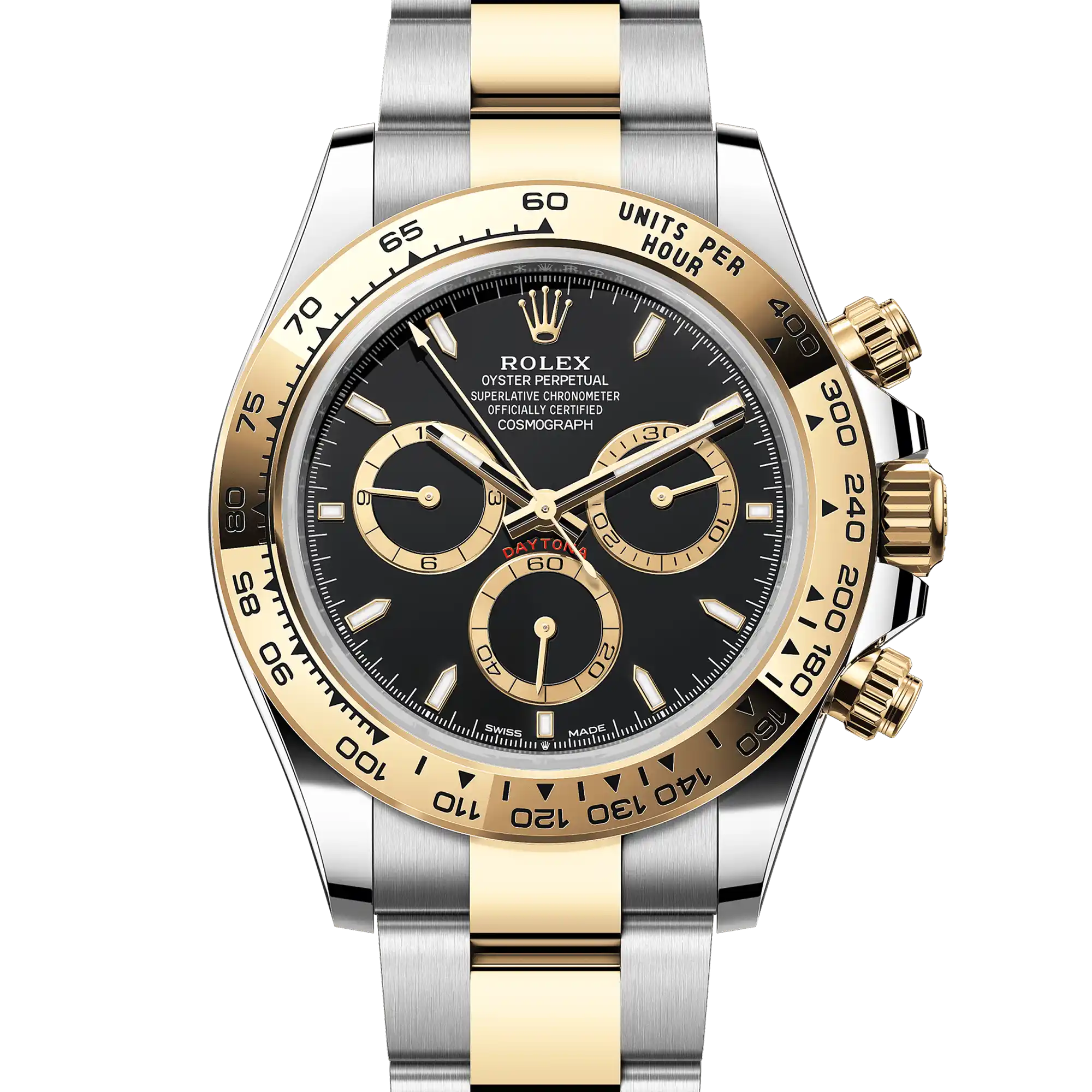 Rolex Daytona 126503, — Black Mother of Pearl Dial, Oystersteel and Yellow Gold