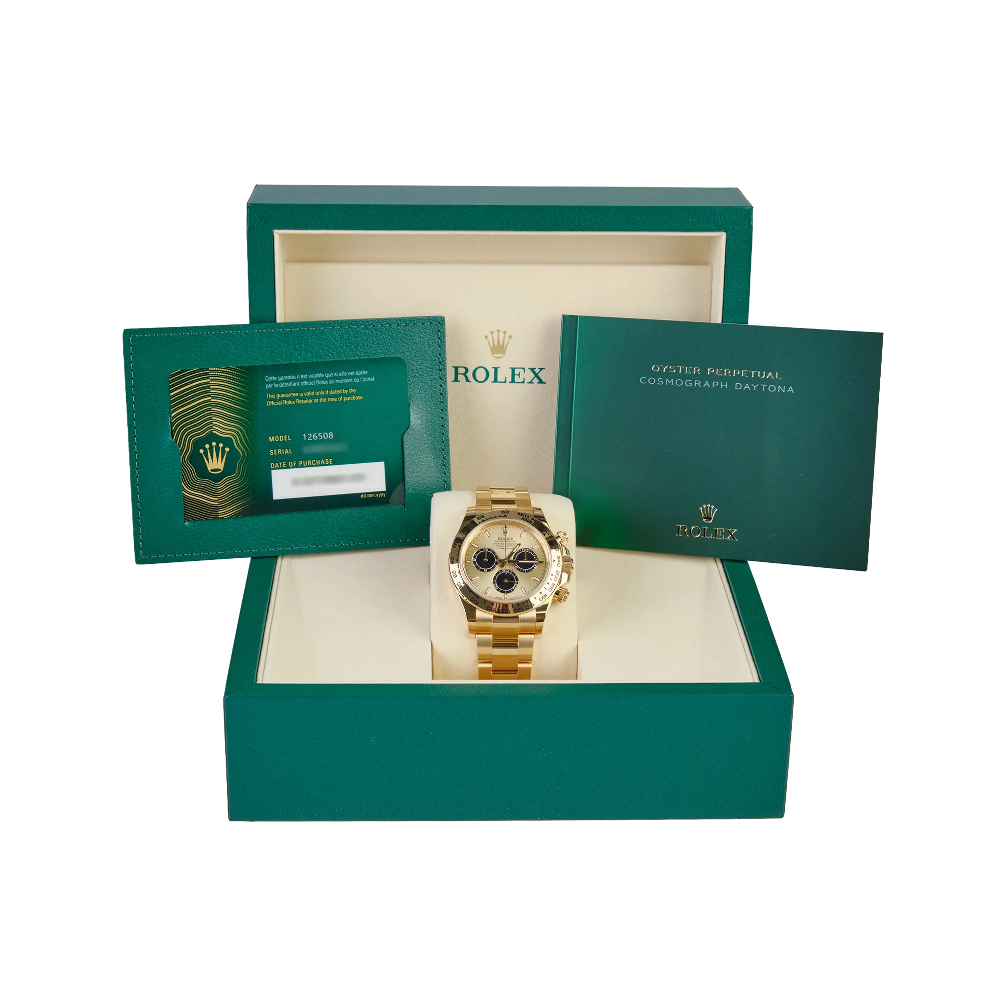 Rolex Daytona 126503, — Golden Dial, Oystersteel and Yellow Gold — view 3