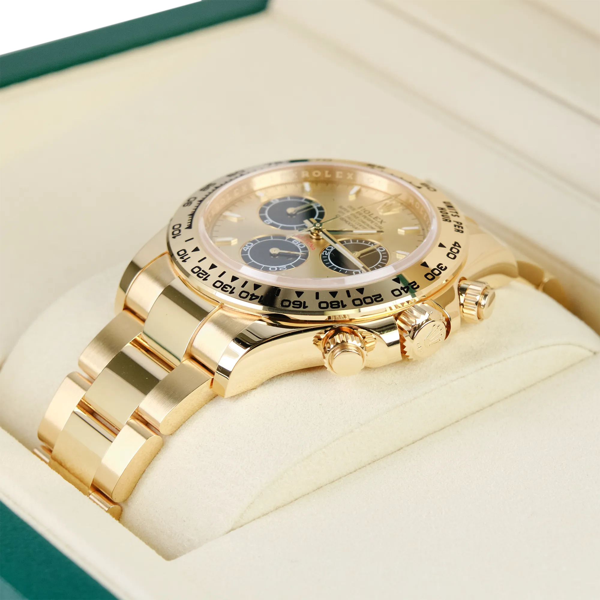 Rolex Daytona 126503, — Golden Dial, Oystersteel and Yellow Gold — view 4