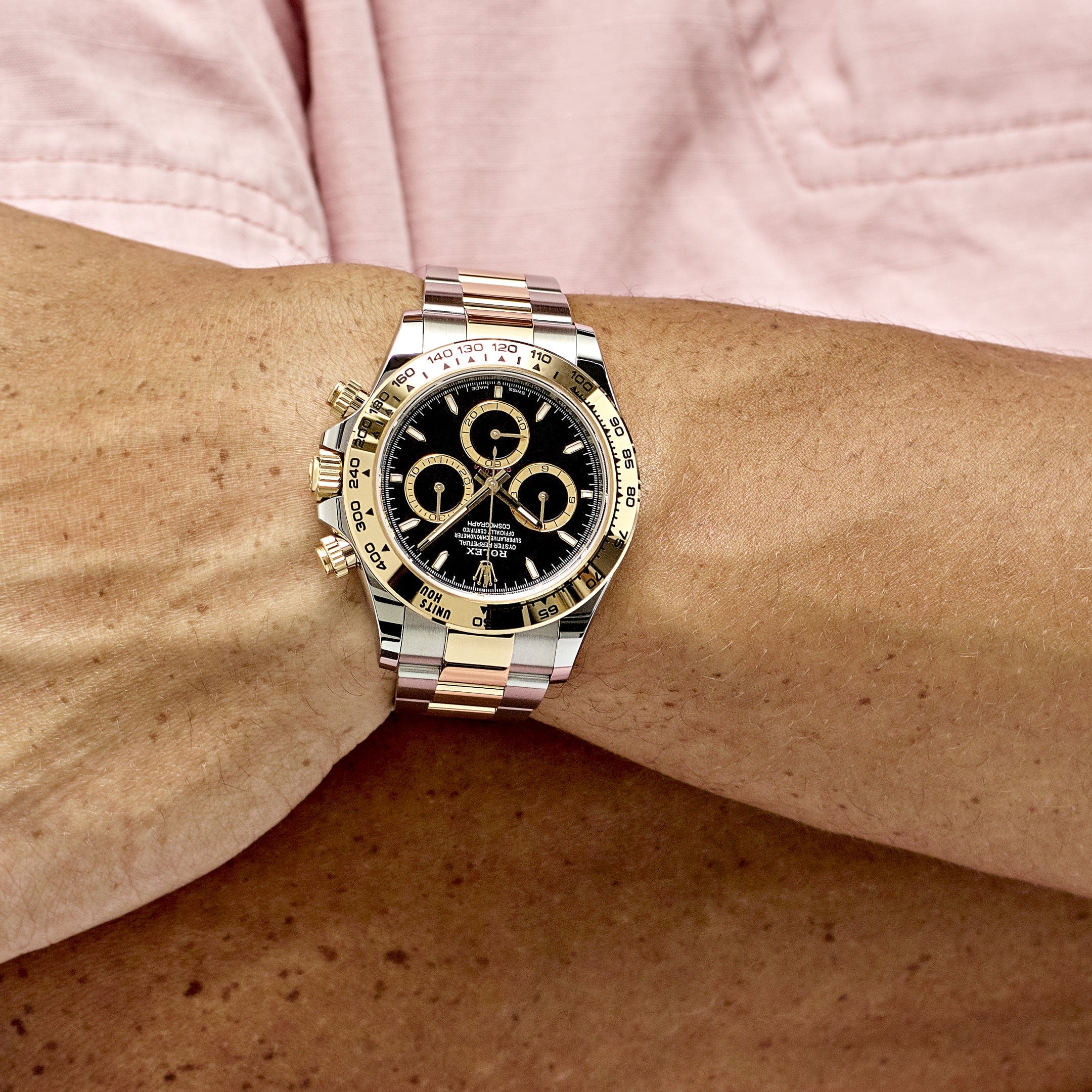 Rolex Daytona 126503, — Black Dial, Oystersteel and Yellow Gold — view 2
