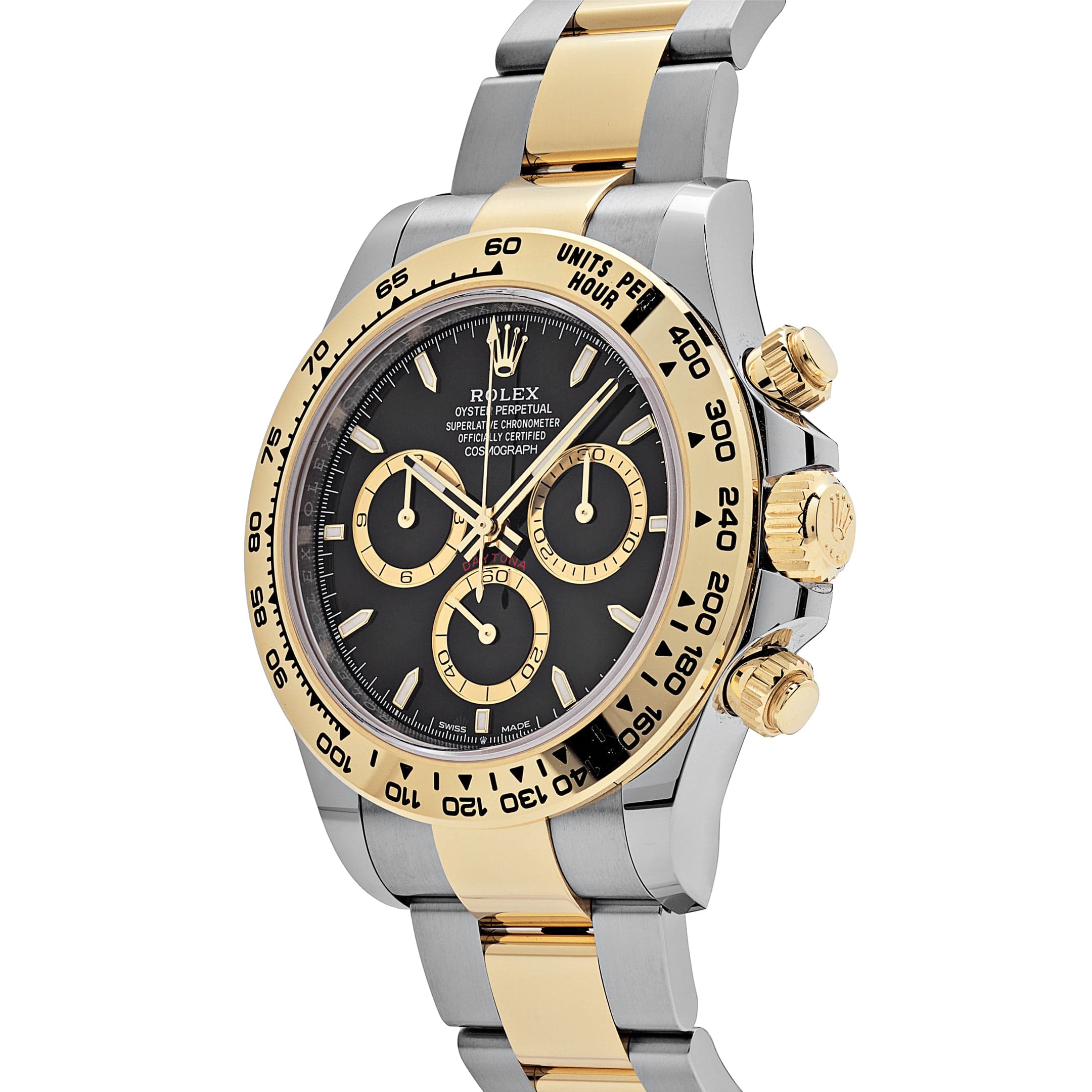 Rolex Daytona 126503, — Black Dial, Oystersteel and Yellow Gold — view 3