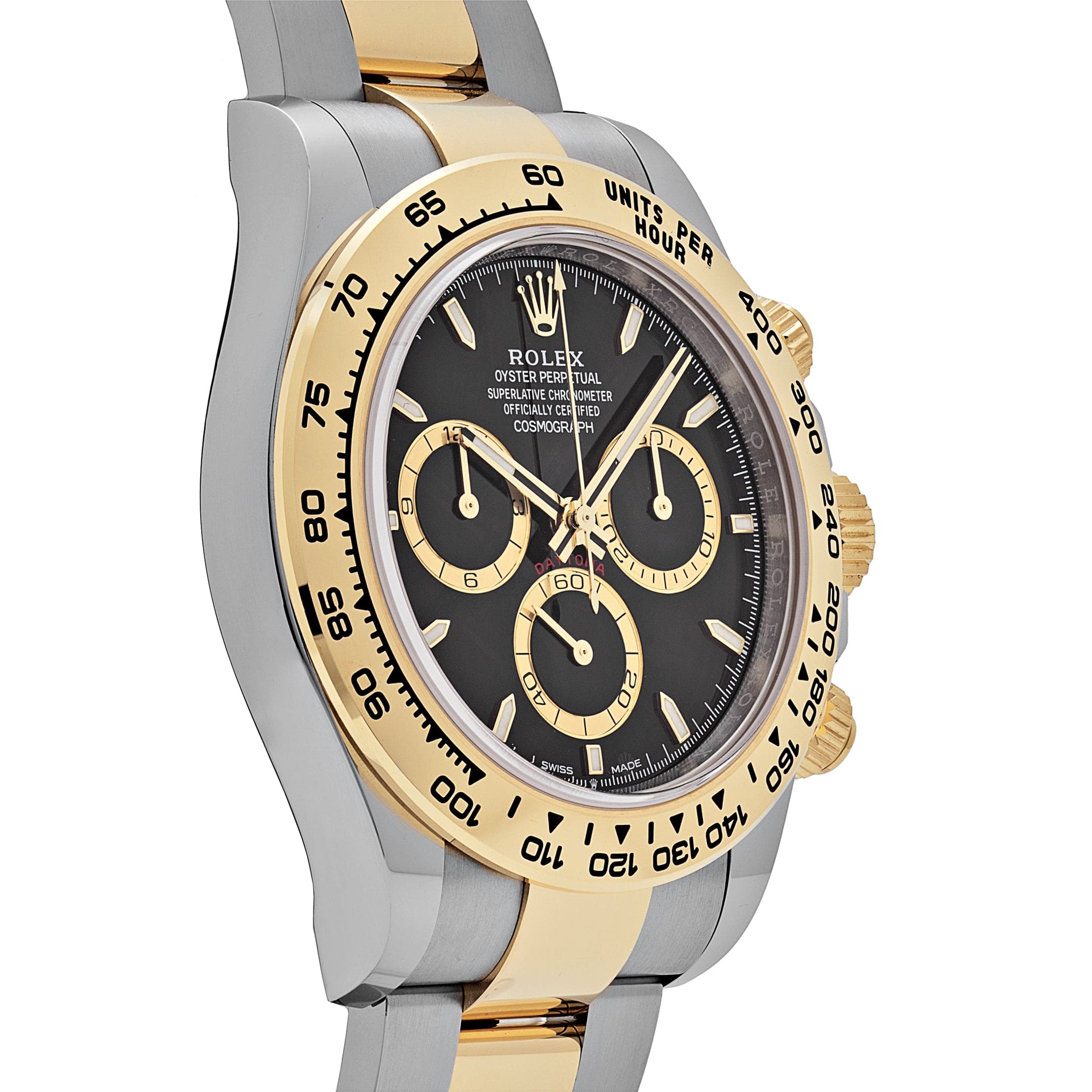 Rolex Daytona 126503, — Black Dial, Oystersteel and Yellow Gold — view 4