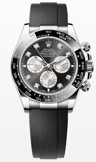 Rolex Daytona 126515LN, — Black Dial, Oysterflex, Everose Gold