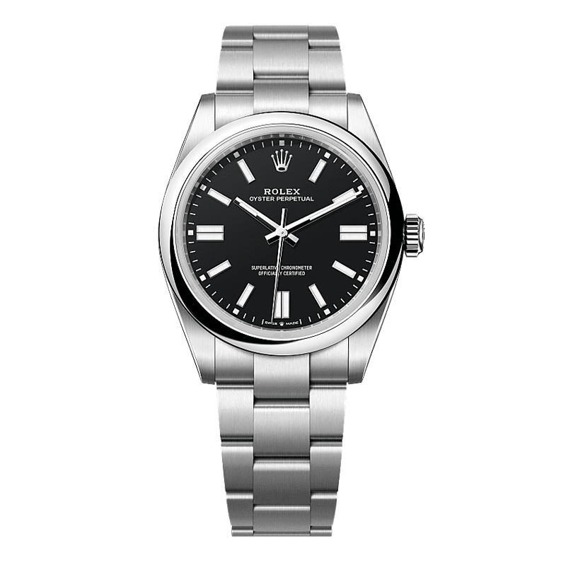 Rolex Oyster Perpetual 41mm Oystersteel Black Dial Domed Bezel Oyster Bracelet 134300
