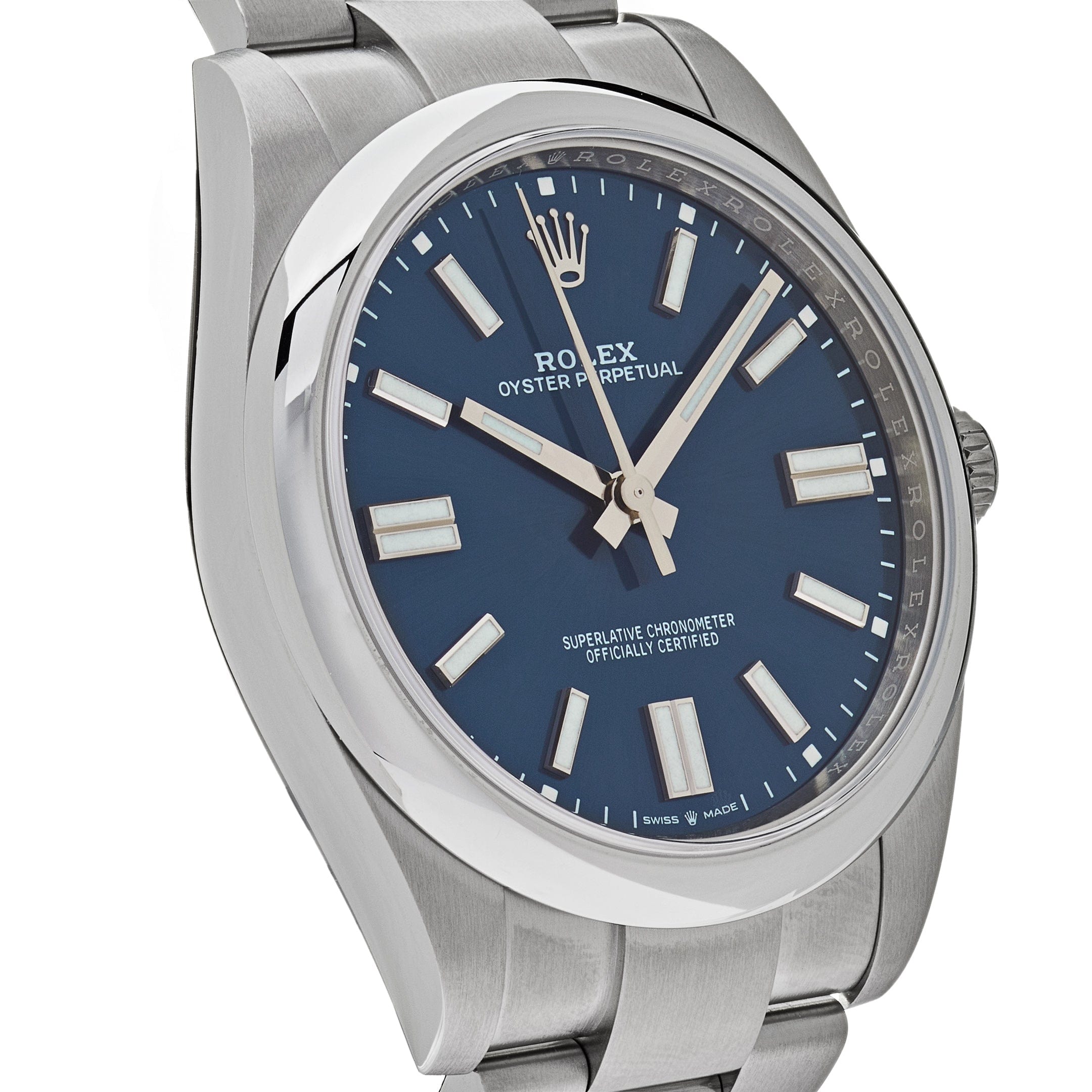 Rolex Oyster Perpetual 124300, — Blue Dial — view 3