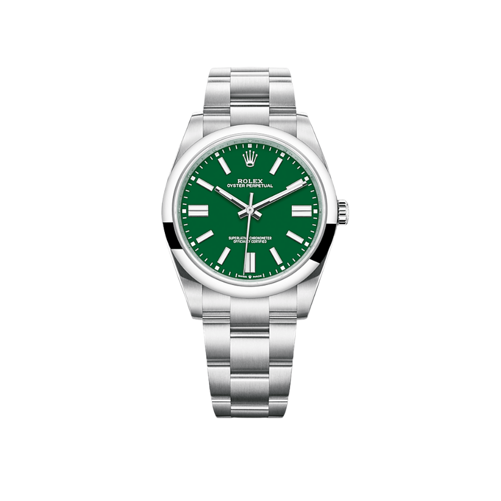 Rolex Oyster Perpetual 124300, — Green Dial