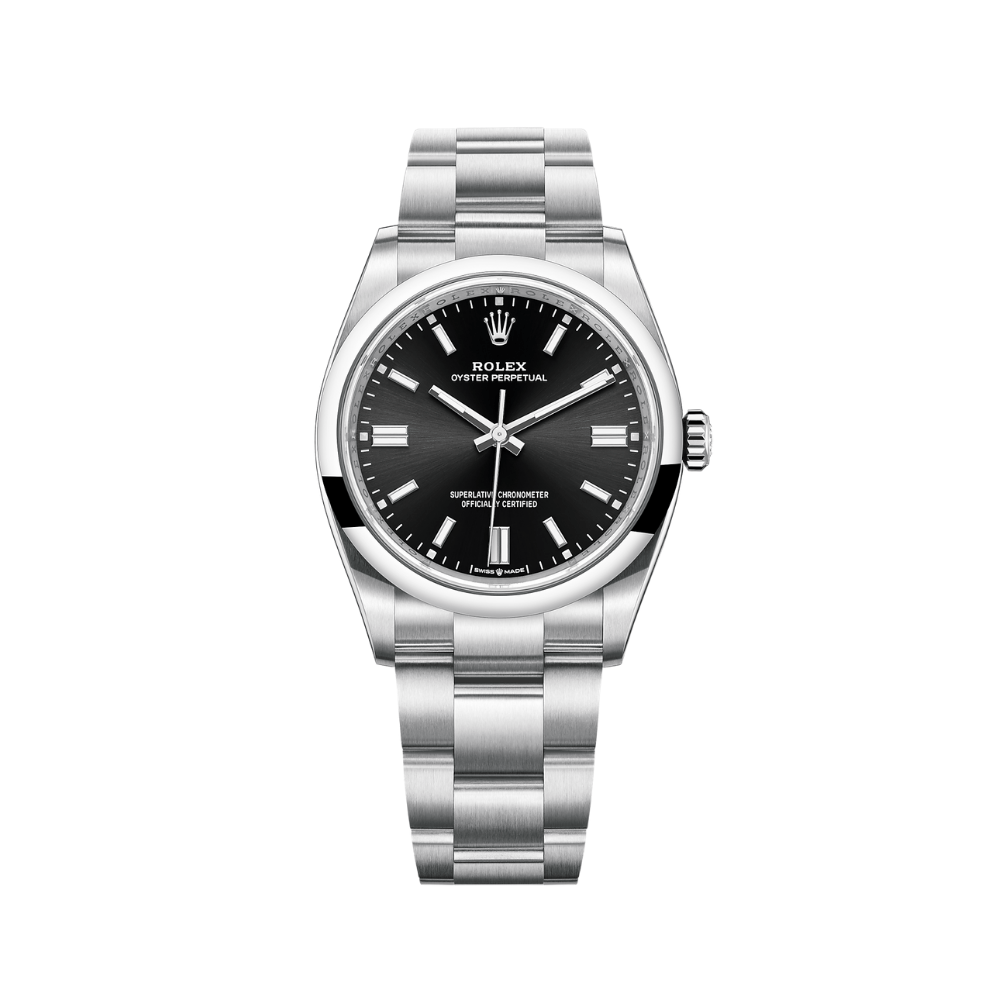 Rolex Oyster Perpetual 126000, — Black Dial