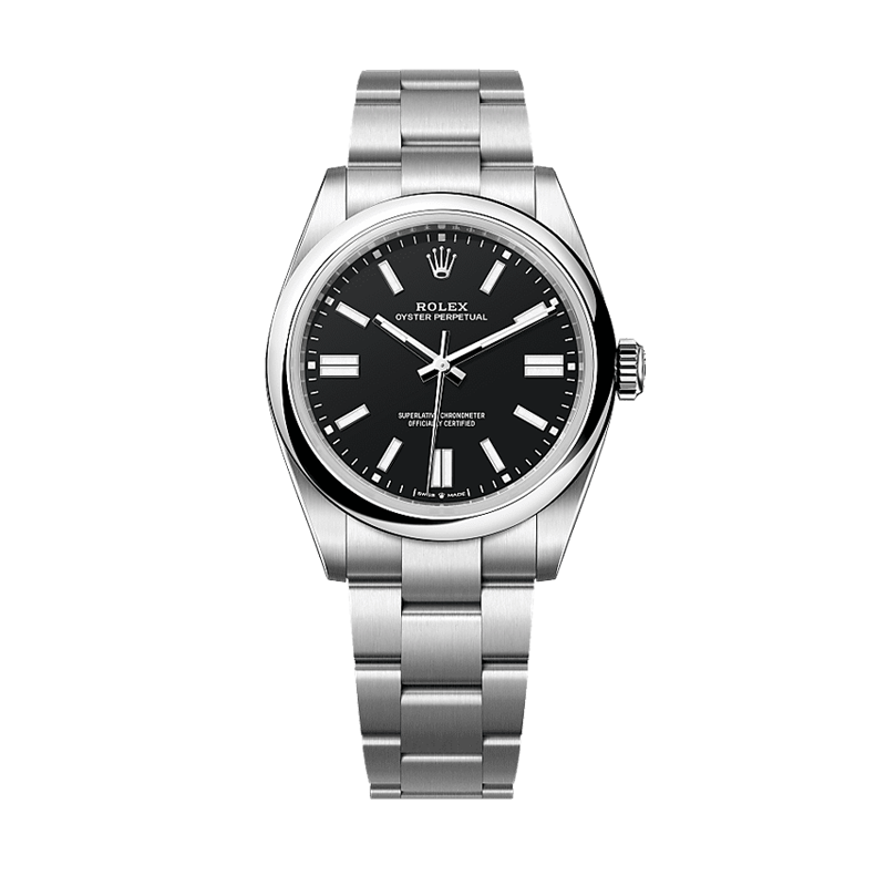 Rolex Oyster Perpetual 36mm Oystersteel Black Dial Domed Bezel Oyster Bracelet 126000