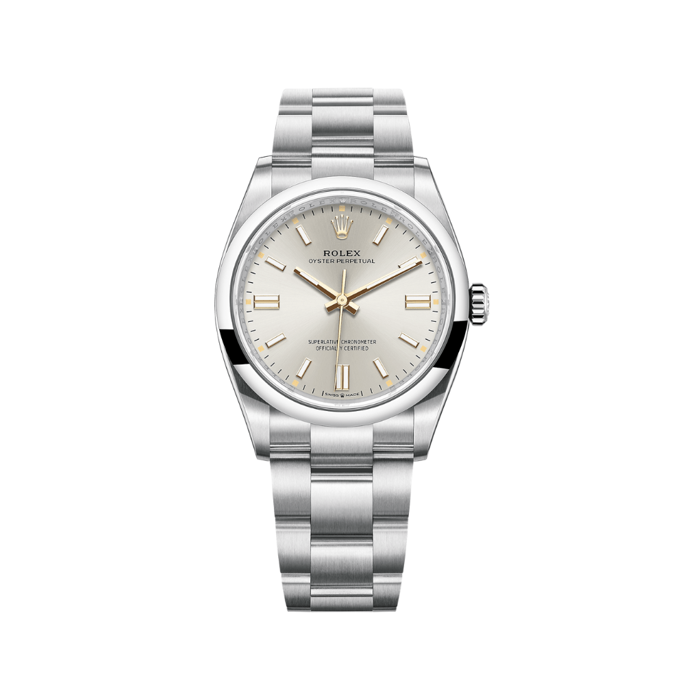 Rolex Oyster Perpetual 126000, — Silver Dial