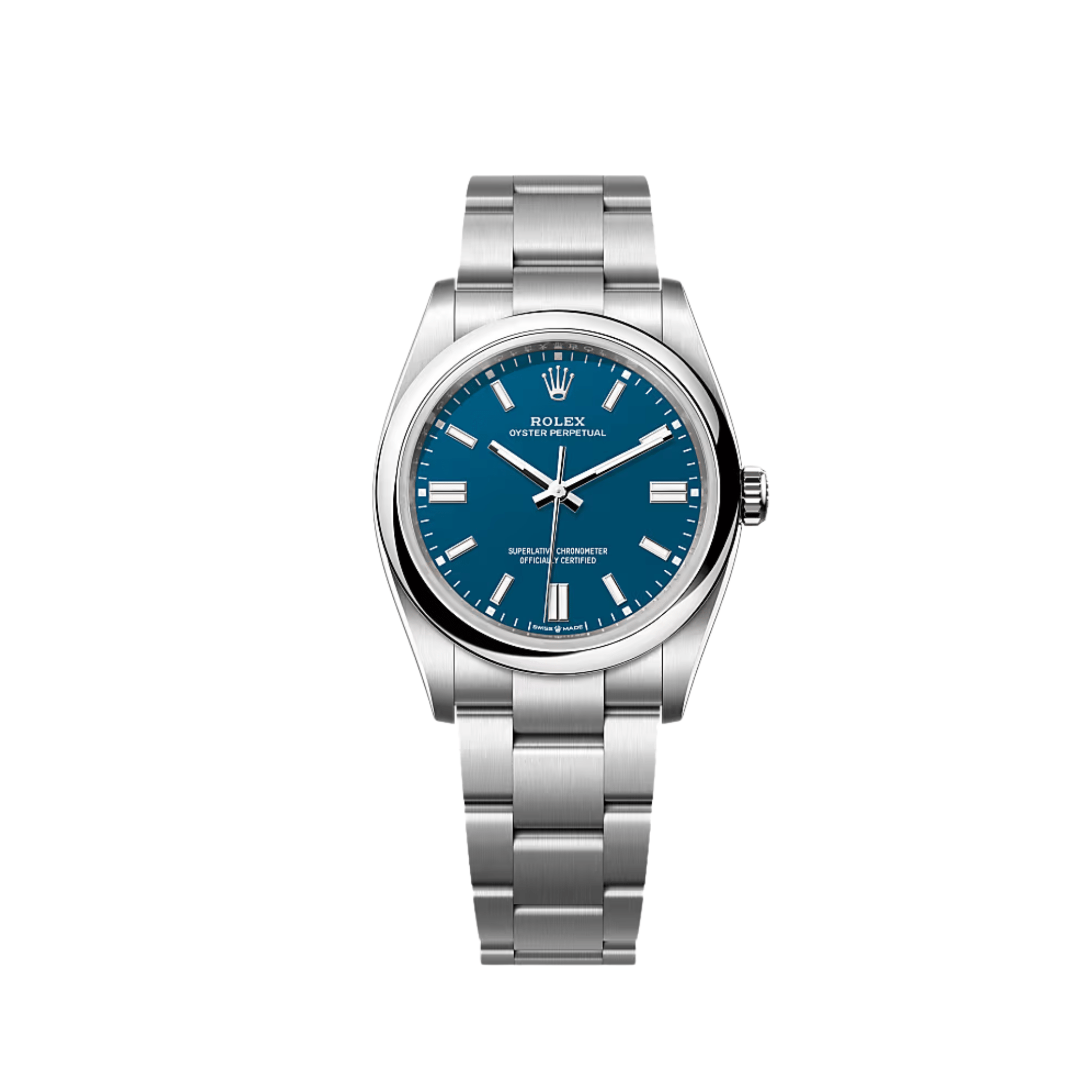Rolex Oyster Perpetual 126000, — Blue Dial
