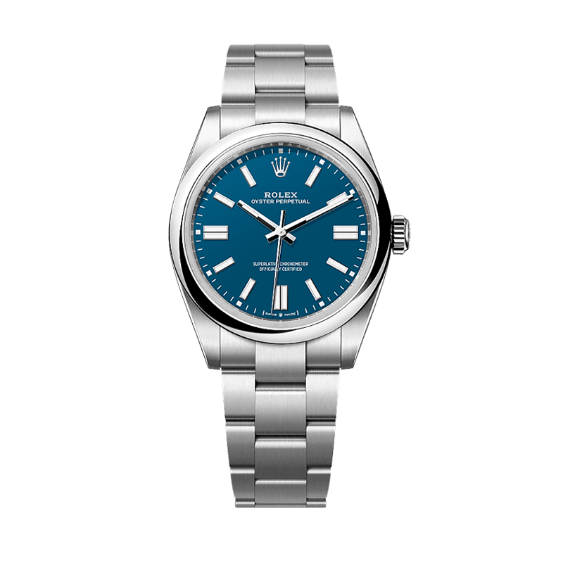 Rolex Oyster Perpetual 36mm Oystersteel Blue Dial Domed Bezel Oyster Bracelet 126000